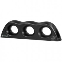 RF8093-12  RopeGlide Fairlead Triple, Black 12mm